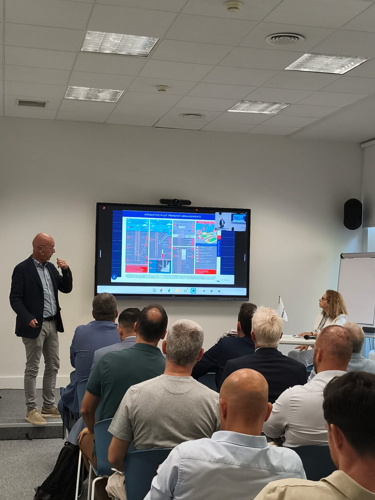 Lavinia Corporation Hosts Ship Pilot, Mr. Arie Palmers for an Insightful Session on Pilot Ladders