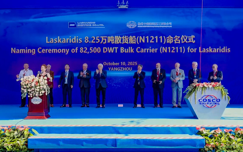 Delivery of our latest newbuilding bulk carrier MV PAFSANIAS, 82,500DWT