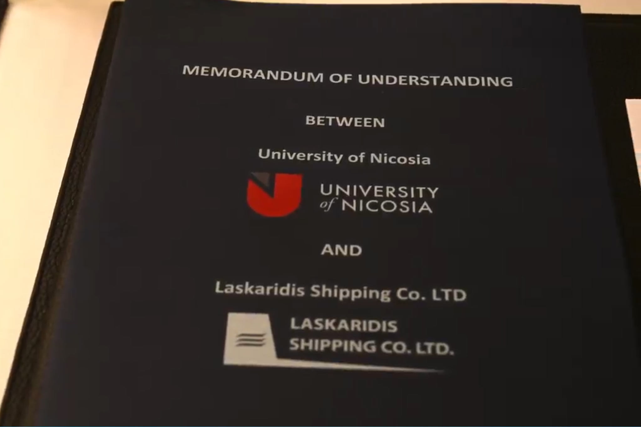 Memorandum of Understanding with University of Nicosia and UNIC Athens